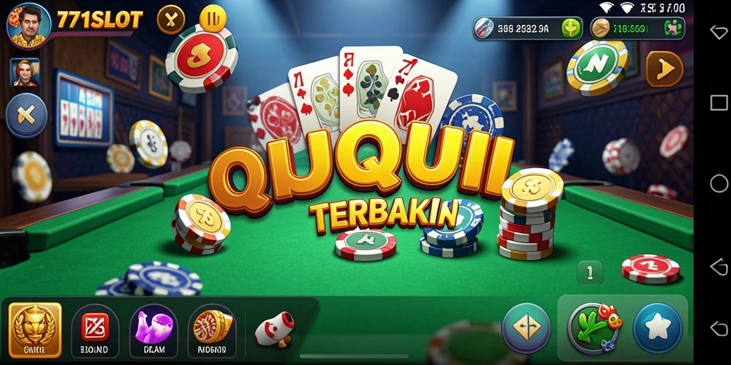Screenshot utama 171SLOT dengan gameplay QiuQiu yang mendebarkan.