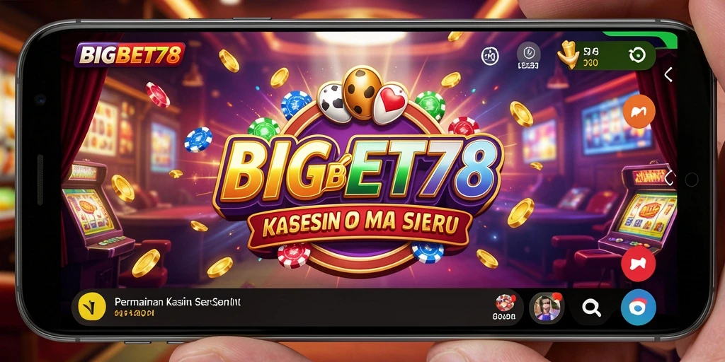 Screenshot gameplay <strong>BIGBET78</strong> menunjukkan pengalaman kasino yang seru dan interaktif.