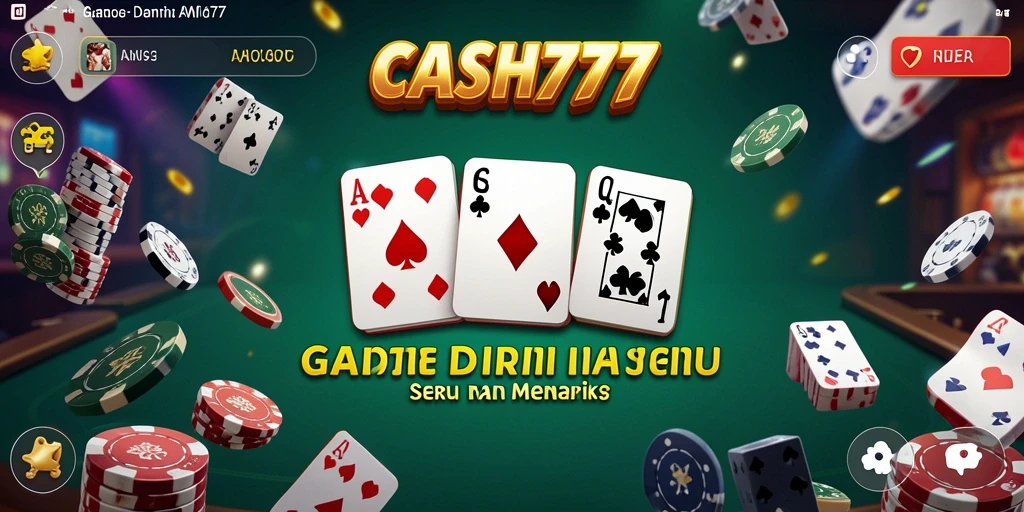 Screenshot gameplay CASH777 menampilkan serunya permainan Domino.