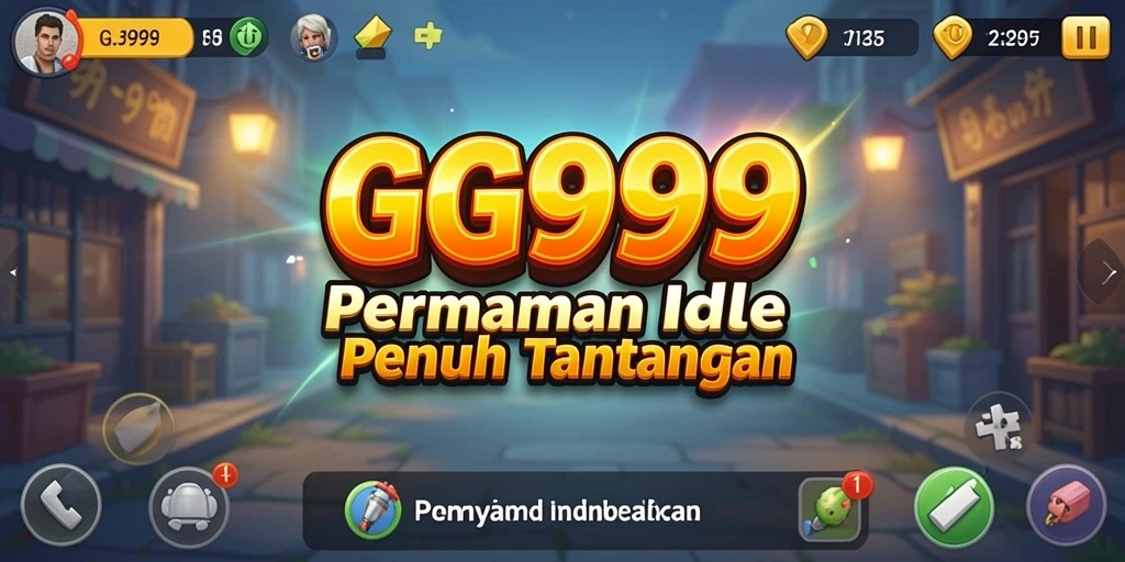 Tampilan gameplay Idle GG999 yang menarik dan dinamis.