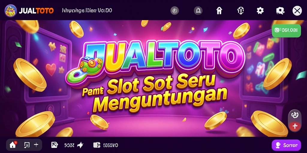 Menampilkan gameplay menarik dari permainan slot JUALTOTO.