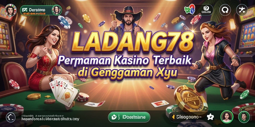 Tampilan menarik dari gameplay Kasino di LADANG78.