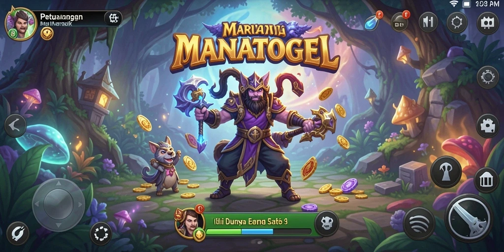 Tampilan gameplay MARIATOGEL yang menarik dan penuh petualangan.