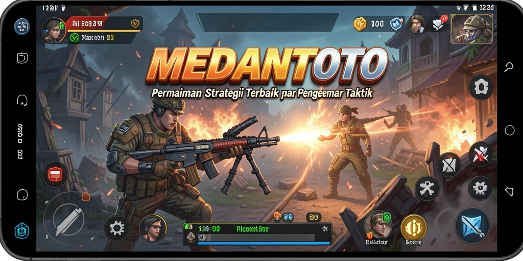 Tampilan gameplay MEDANTOTO dengan strategi taktis yang mendebarkan.