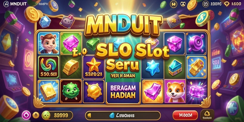 Gameplay menarik dari permainan Slot MNDUIT dengan berbagai fitur bonus.