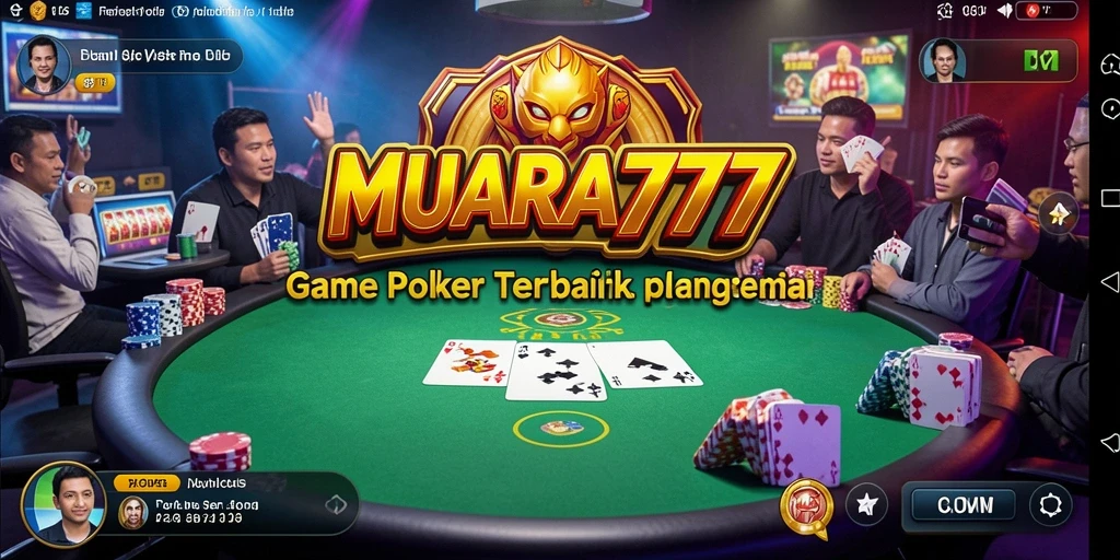 Screenshot gameplay MUARA777 yang menampilkan aksi Poker seru.