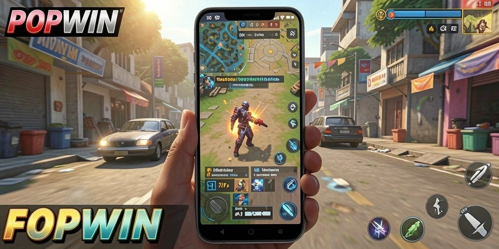 Screenshot utama POPWIN menampilkan antarmuka pengaturan tugas yang intuitif.
