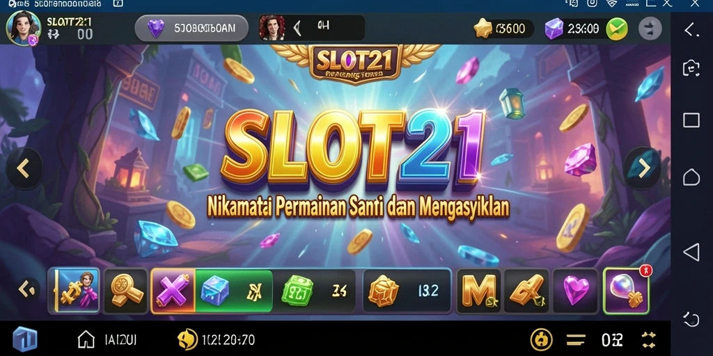 Tampilan menarik dari gameplay SLOT21 dengan tema slot yang beragam.