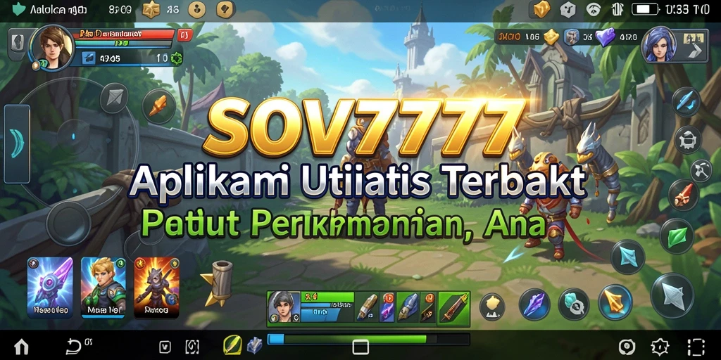 Tampilan antarmuka SOV777 yang sederhana dan efisien.