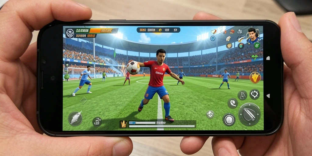 Tampilan gameplay T6 yang menegangkan dan menyenangkan saat bermain olahraga.