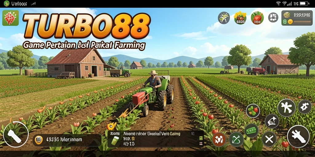 Gameplay menarik di TURBO88 dengan elemen bertani yang mendalam.